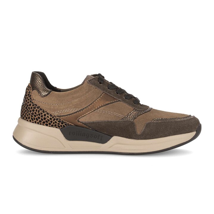 Sneakers basse marrone #1