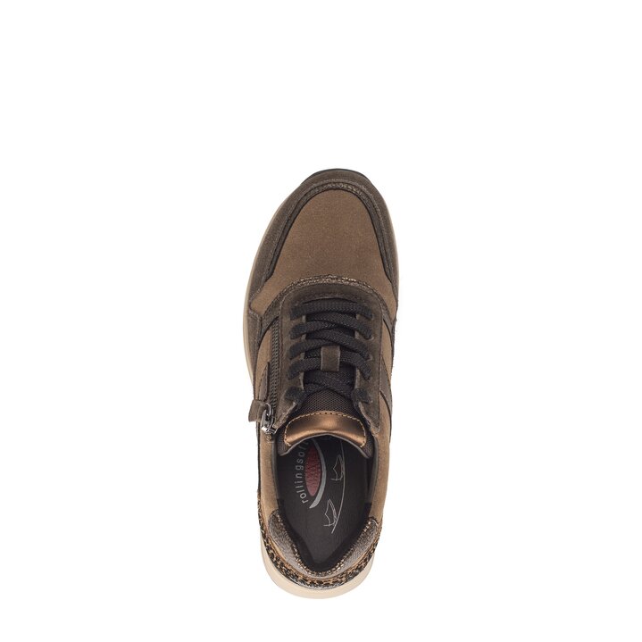 Sneakers basse marrone #5