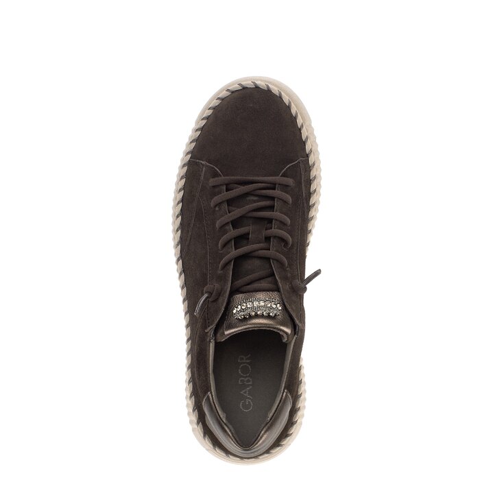 Sneakers basse marrone #5