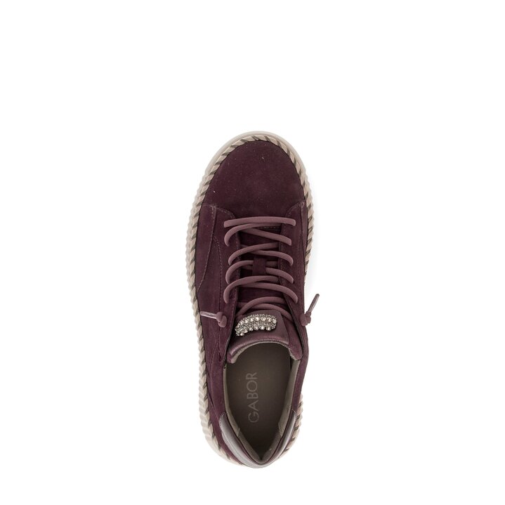 Sneakers basse rosso #5