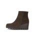 Bottine plateau marron