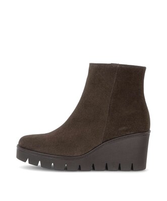 Bottine plateau marron