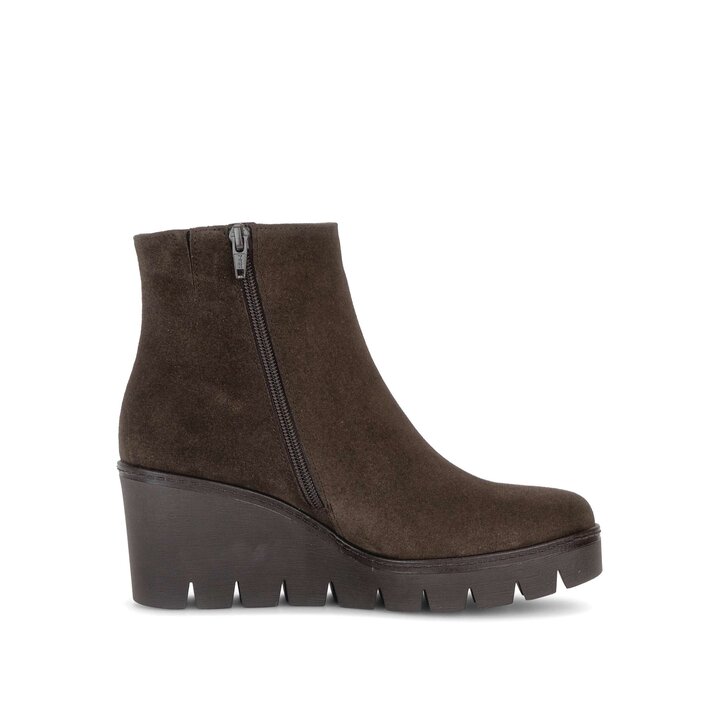 Bottine plateau marron #1