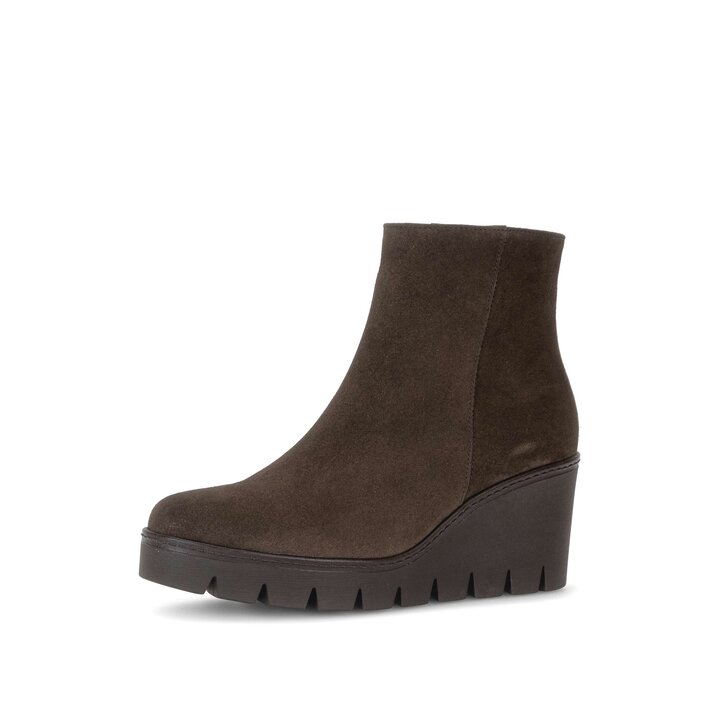 Bottine plateau marron #2