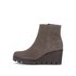 Plateau Stiefelette Grau