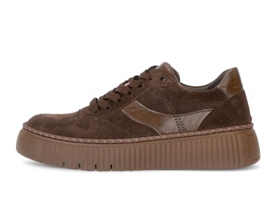 Basket basse marron