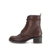 Schnürstiefelette braun