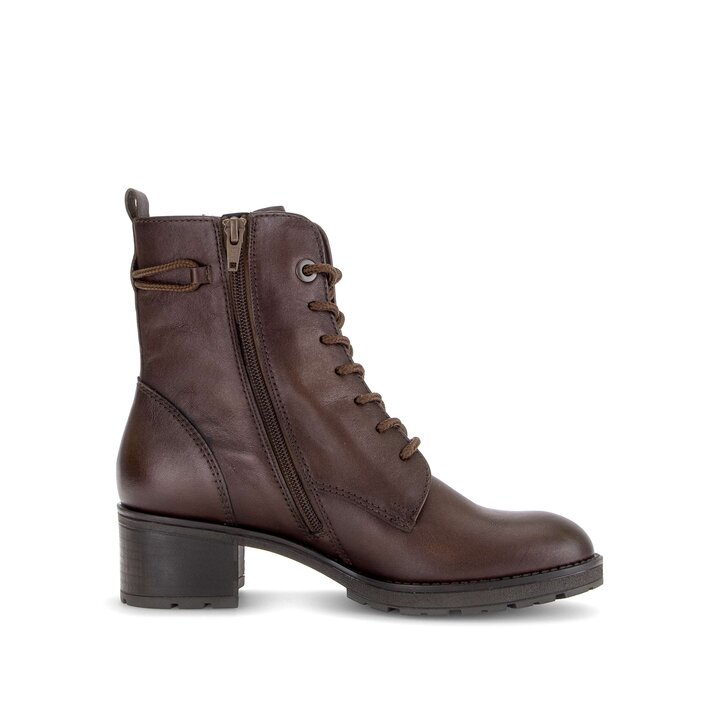 Schnürstiefelette braun #1