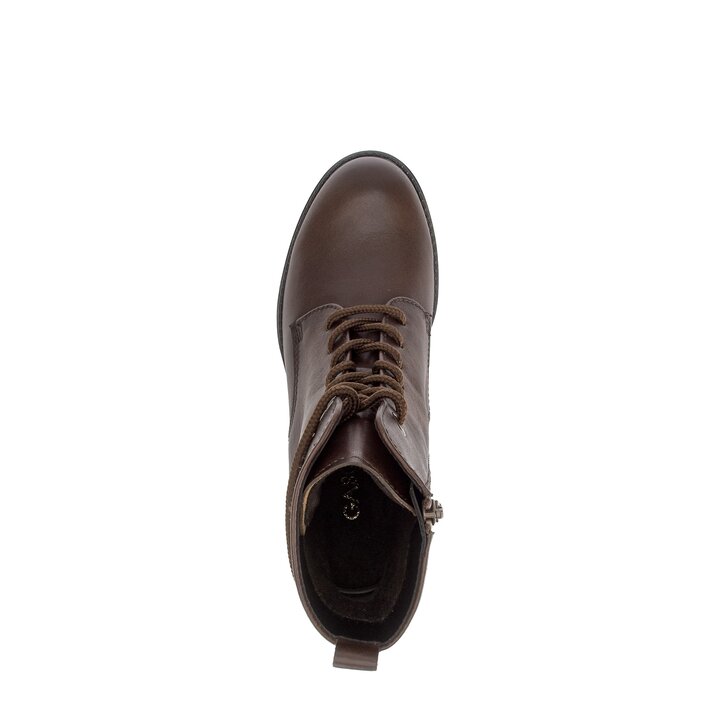Schnürstiefelette braun #5