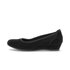 Keilpumps schwarz