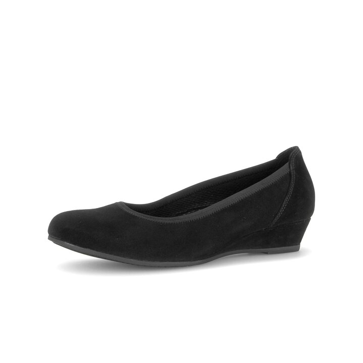Keilpumps schwarz #2