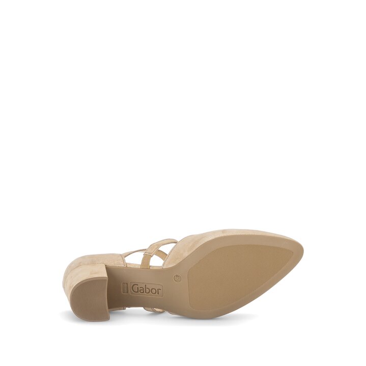 Décolleté con cinturino beige #4