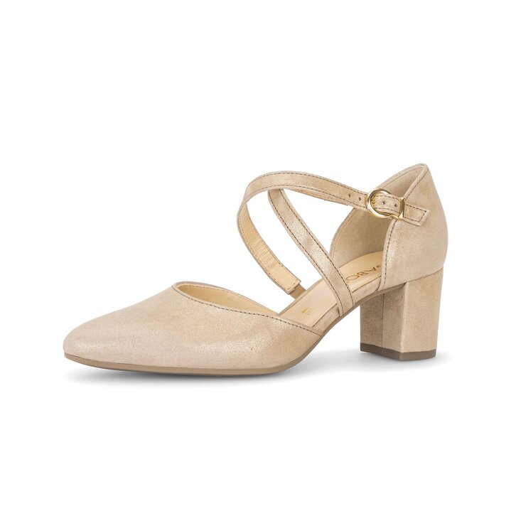 Décolleté con cinturino beige #2