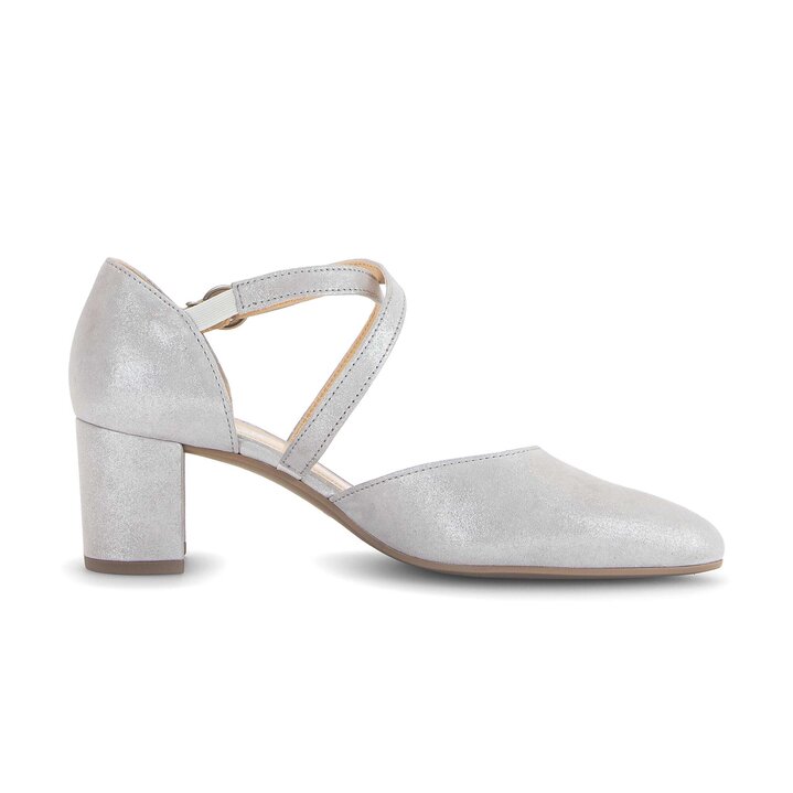 Spangenpumps grau #1