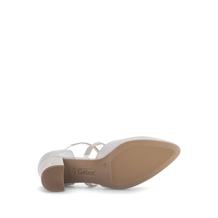 Spangenpumps grau #4