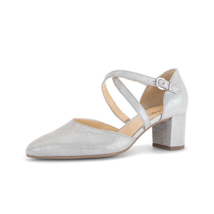 Spangenpumps grau #2