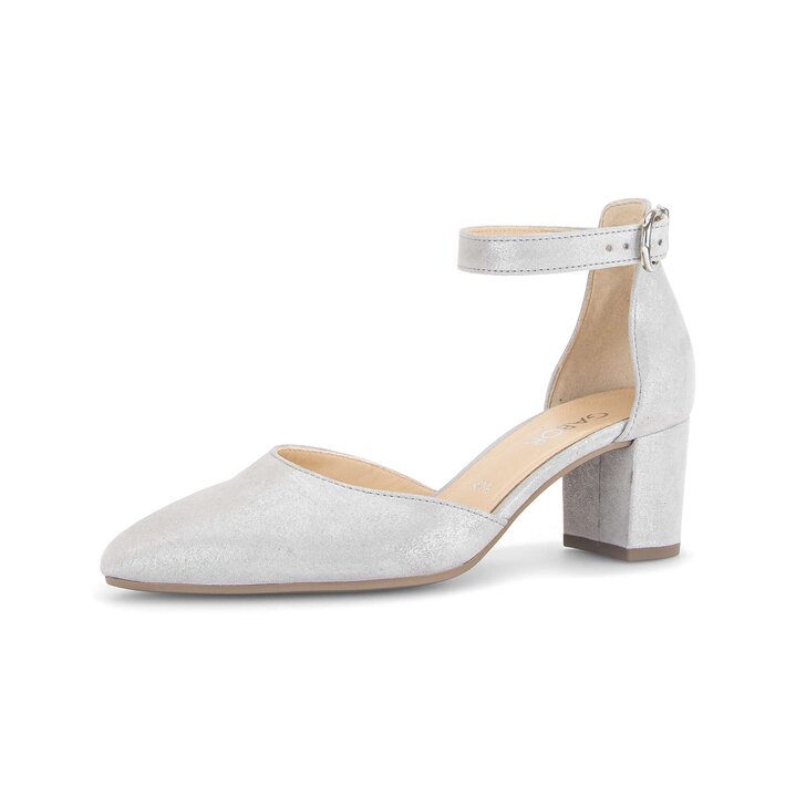 Spangenpumps grau #2