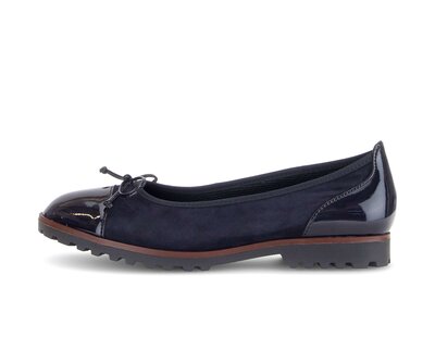 Sportliche Ballerina Blau