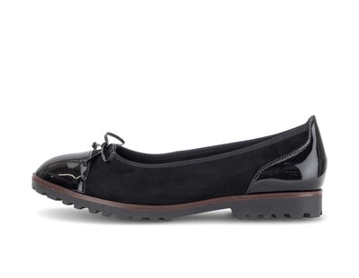 Sportliche Ballerina schwarz