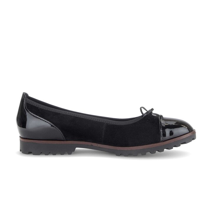 Sportieve ballerina zwart #1