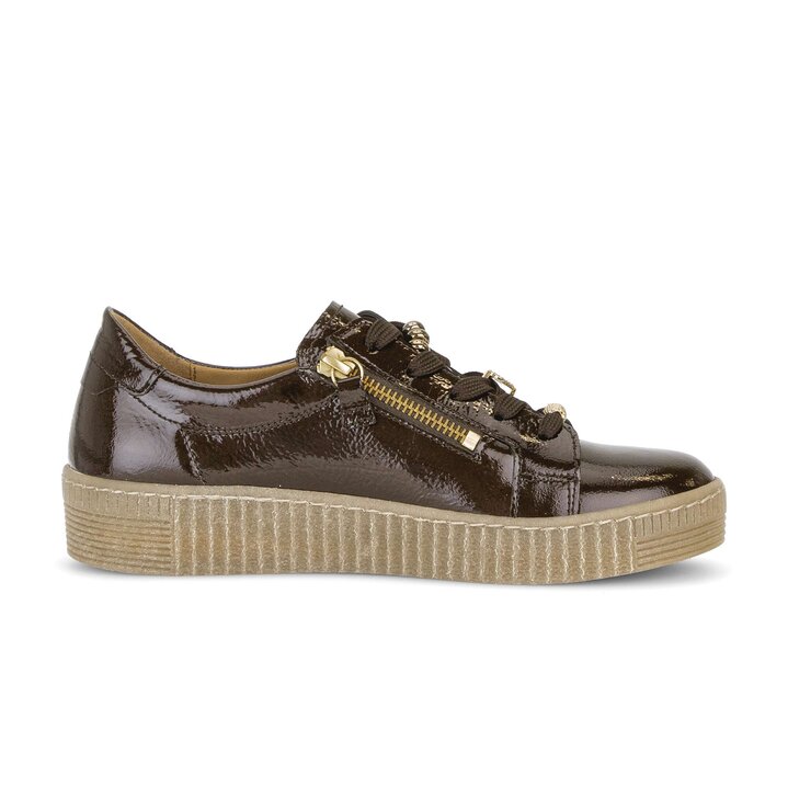 Sneakers basse marrone #1