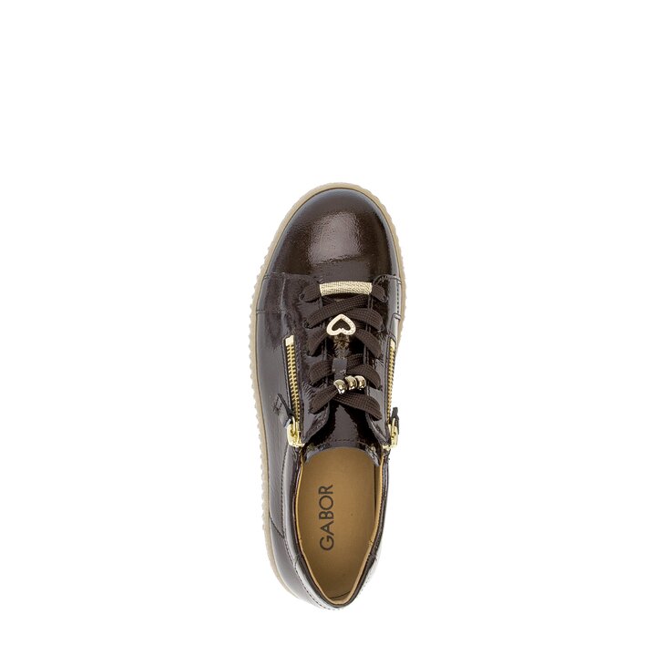 Sneakers basse marrone #5