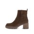 Bottine plateau marron