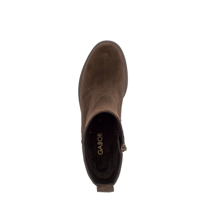 Bottine plateau marron #5