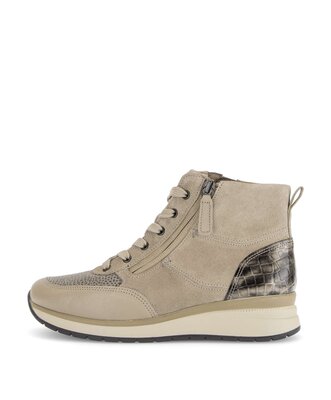 Sneaker high beige