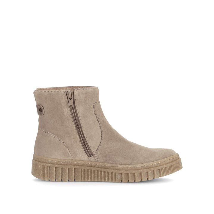 Sportliche Stiefelette beige #1
