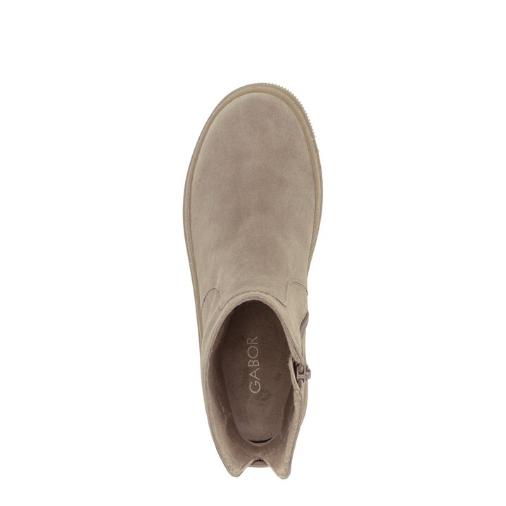 Sportliche Stiefelette beige #5
