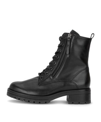 Schnürstiefelette schwarz