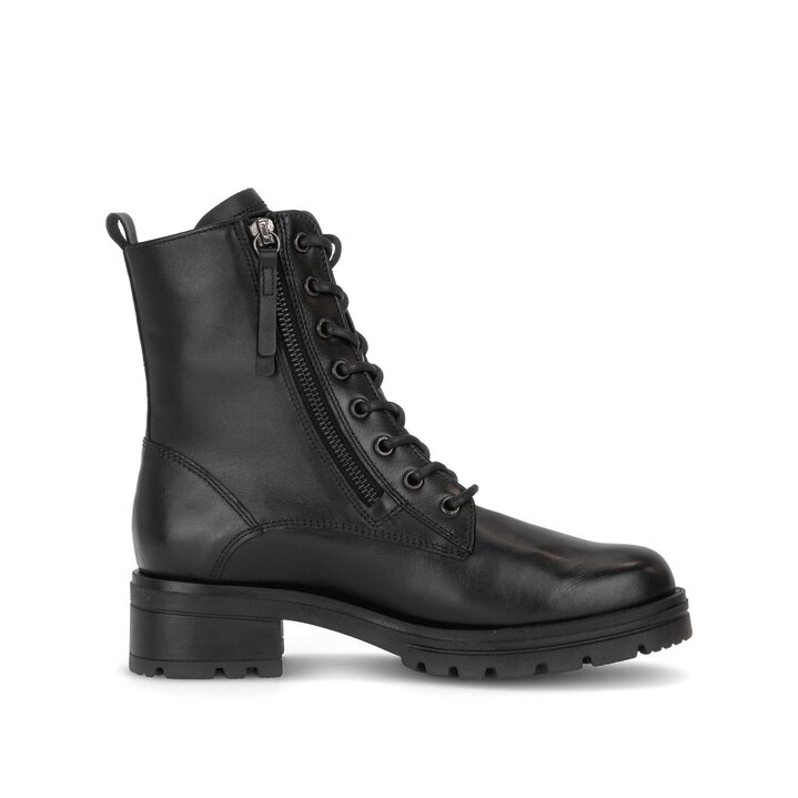 Schnürstiefelette schwarz #1
