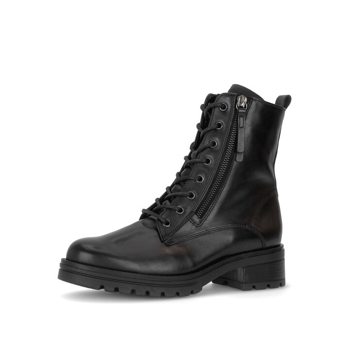 Schnürstiefelette schwarz #2