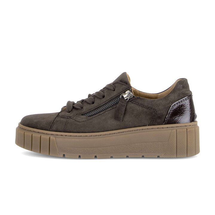 Lage sneaker bruin #0