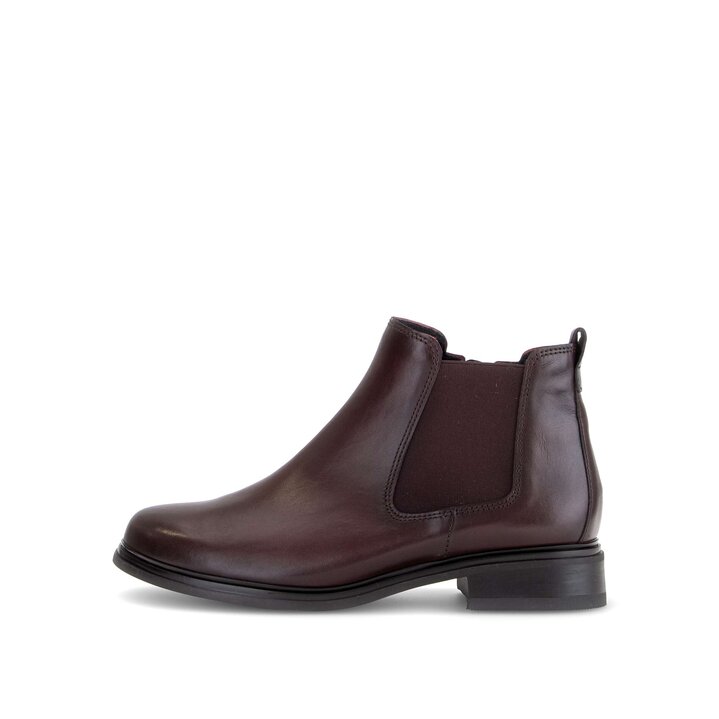 Bottine Chelsea rouge #0