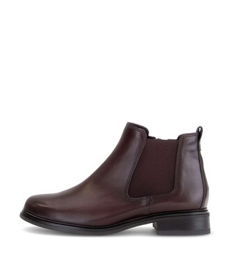 Bottine Chelsea rouge