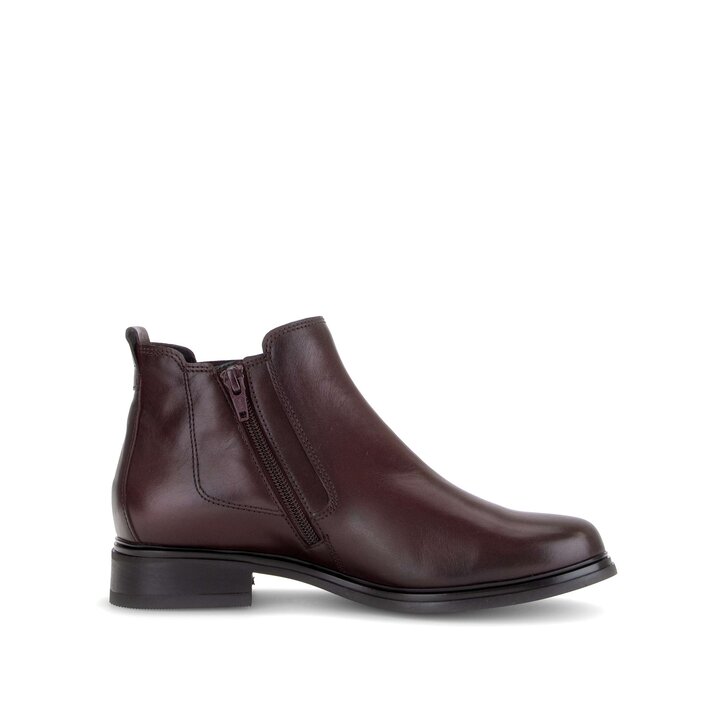 Bottine Chelsea rouge #1