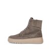 Schnürstiefelette braun