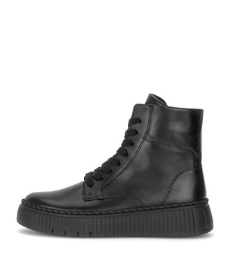 Schnürstiefelette schwarz
