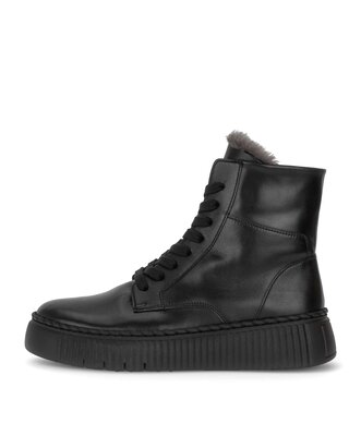 Stivaletto stringato nero