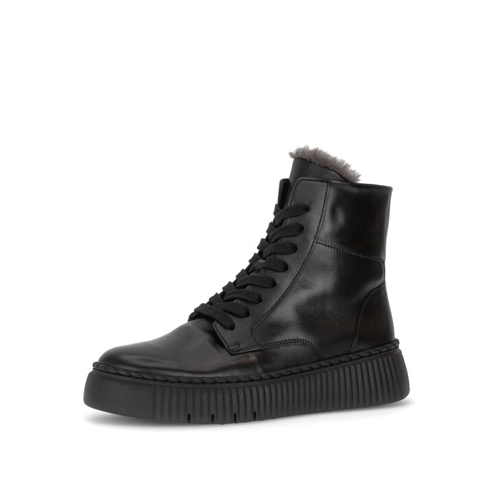 Schnürstiefelette schwarz #2