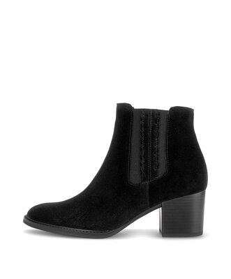 Sportliche Stiefelette schwarz
