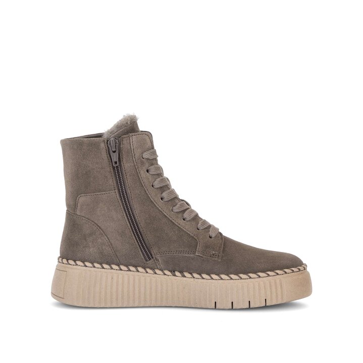 Schnürstiefelette braun #1