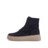 Schnürstiefelette blau