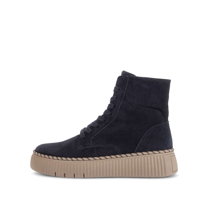 Schnürstiefelette blau #0