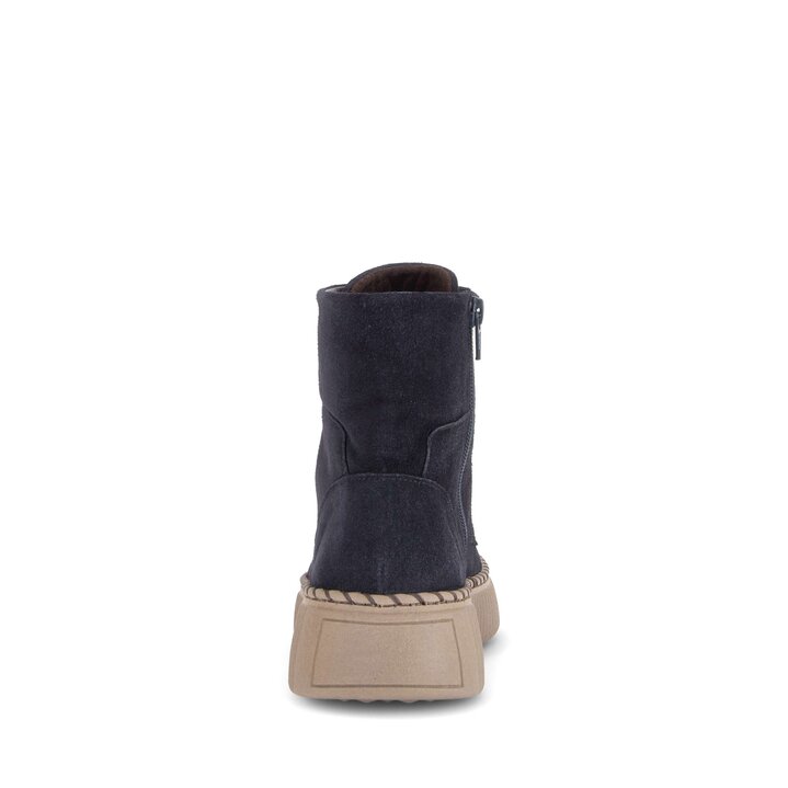 Schnürstiefelette blau #3