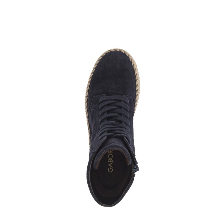 Schnürstiefelette blau #5