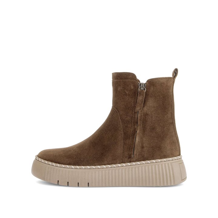 Sportliche Stiefelette braun #0