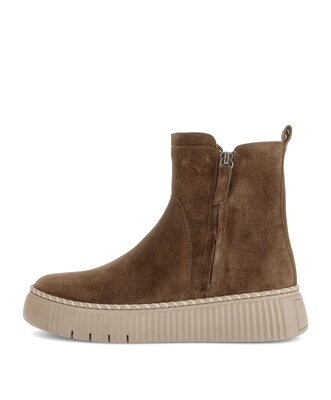 Sportliche Stiefelette braun